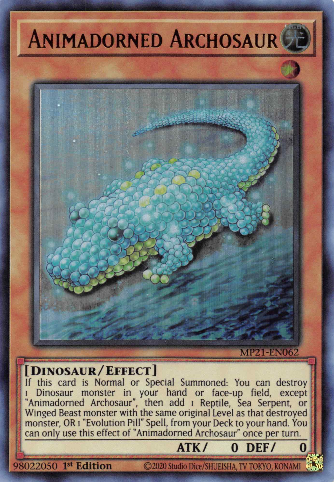 Animadorned Archosaur [MP21-EN062] Ultra Rare | Tables and Towers