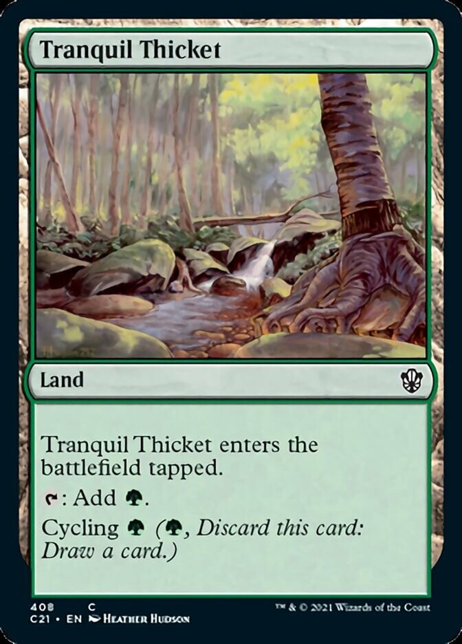 Tranquil Thicket [Commander 2021] | Tables and Towers