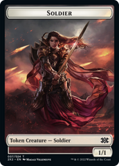 Egg // Soldier Double-Sided Token [Double Masters 2022 Tokens] | Tables and Towers