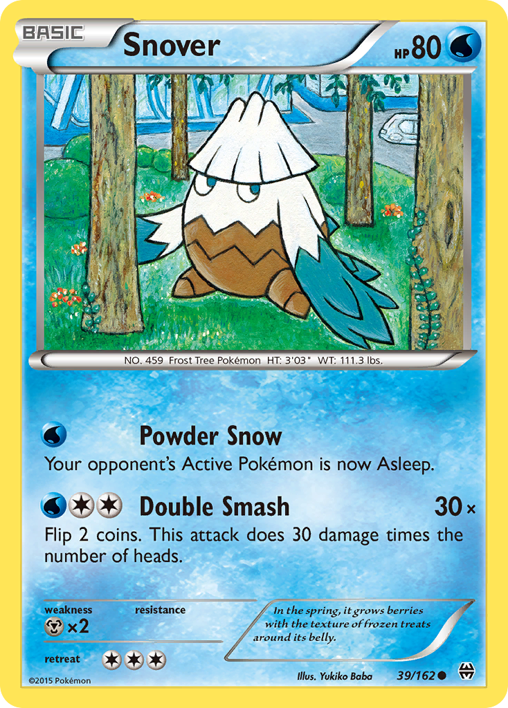 Snover (39/162) [XY: BREAKthrough] | Tables and Towers