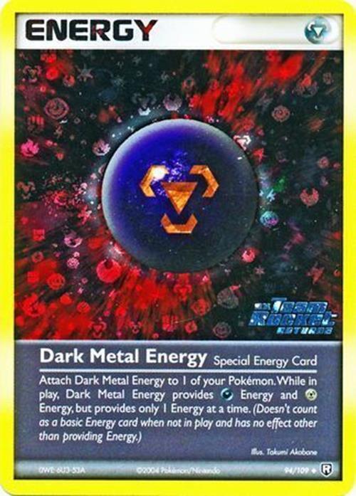 Dark Metal Energy (94/109) (Stamped) [EX: Team Rocket Returns] | Tables and Towers