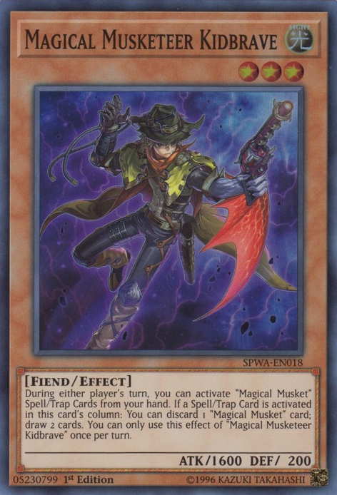 Magical Musketeer Kidbrave [SPWA-EN018] Super Rare | Tables and Towers