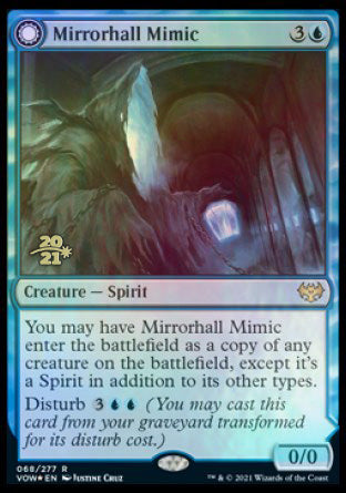 Mirrorhall Mimic // Ghastly Mimicry [Innistrad: Crimson Vow Prerelease Promos] | Tables and Towers