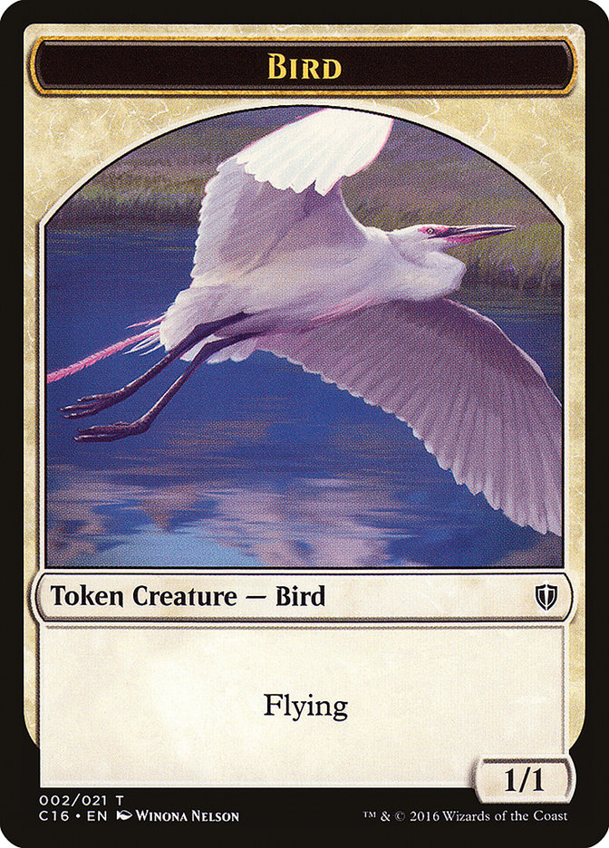 Myr // Bird (002) Double-Sided Token [Commander 2016 Tokens] | Tables and Towers