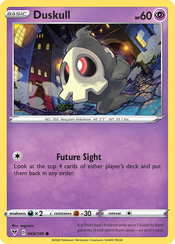 Duskull (069/185) [Sword & Shield: Vivid Voltage] | Tables and Towers