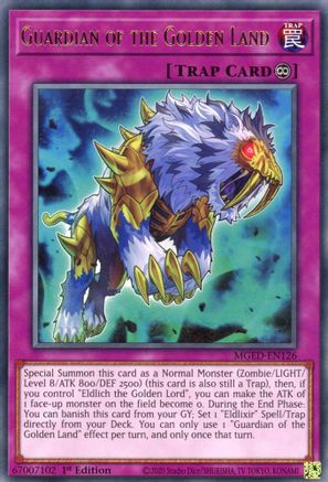 Guardian of the Golden Land [MGED-EN126] Rare | Tables and Towers