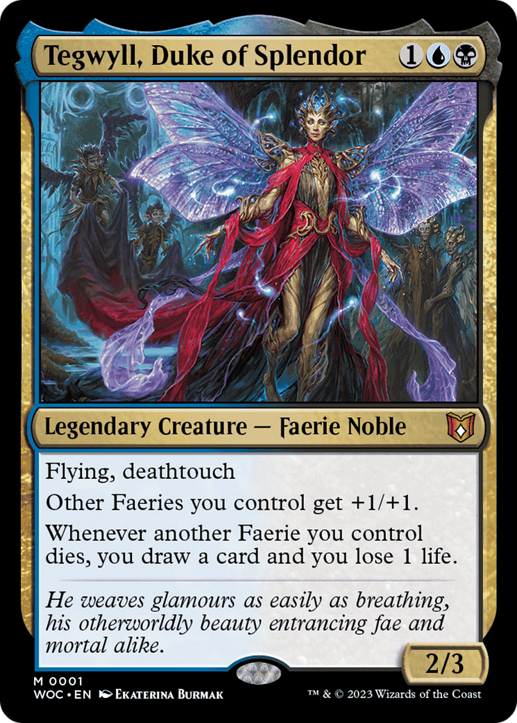 Tegwyll, Duke of Splendor [Wilds of Eldraine Commander] | Tables and Towers