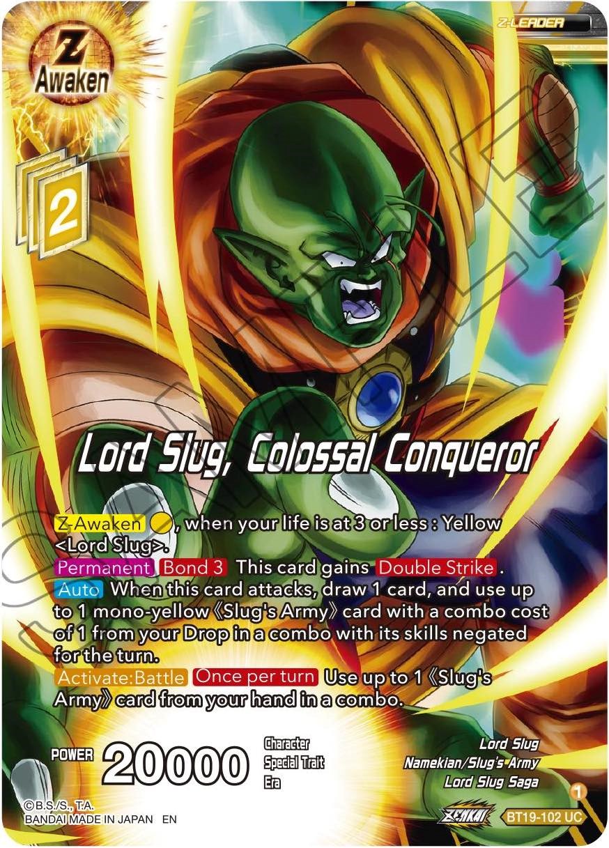 Lord Slug, Colossal Conqueror (BT19-102) [Fighter's Ambition] | Tables and Towers