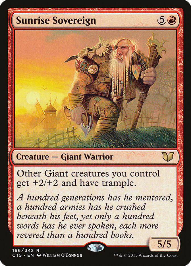 Sunrise Sovereign [Commander 2015] | Tables and Towers