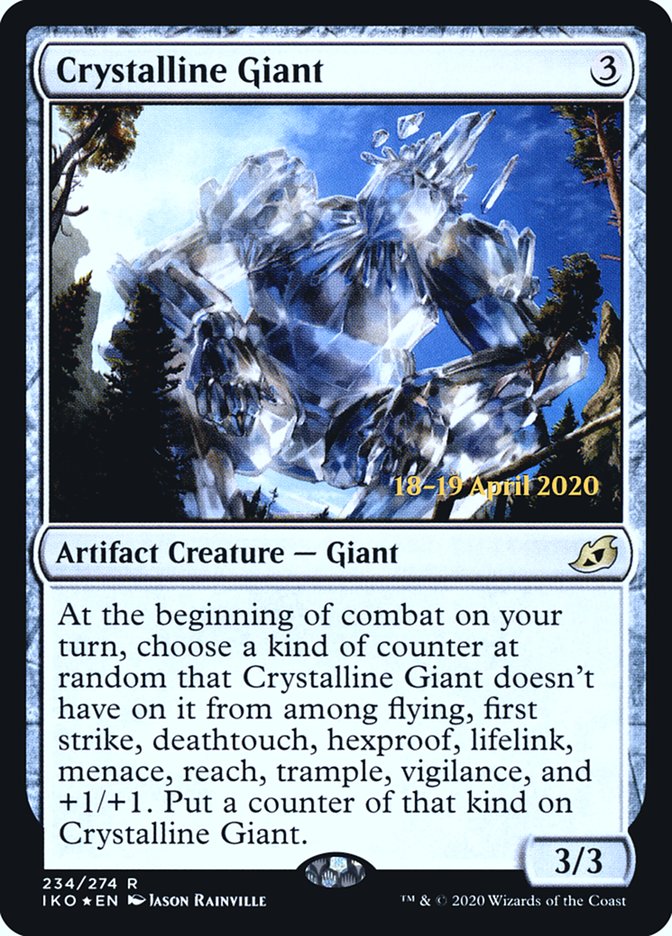 Crystalline Giant [Ikoria: Lair of Behemoths Prerelease Promos] | Tables and Towers