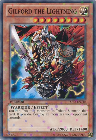 Gilford the Lightning [SP13-EN040] Starfoil Rare | Tables and Towers