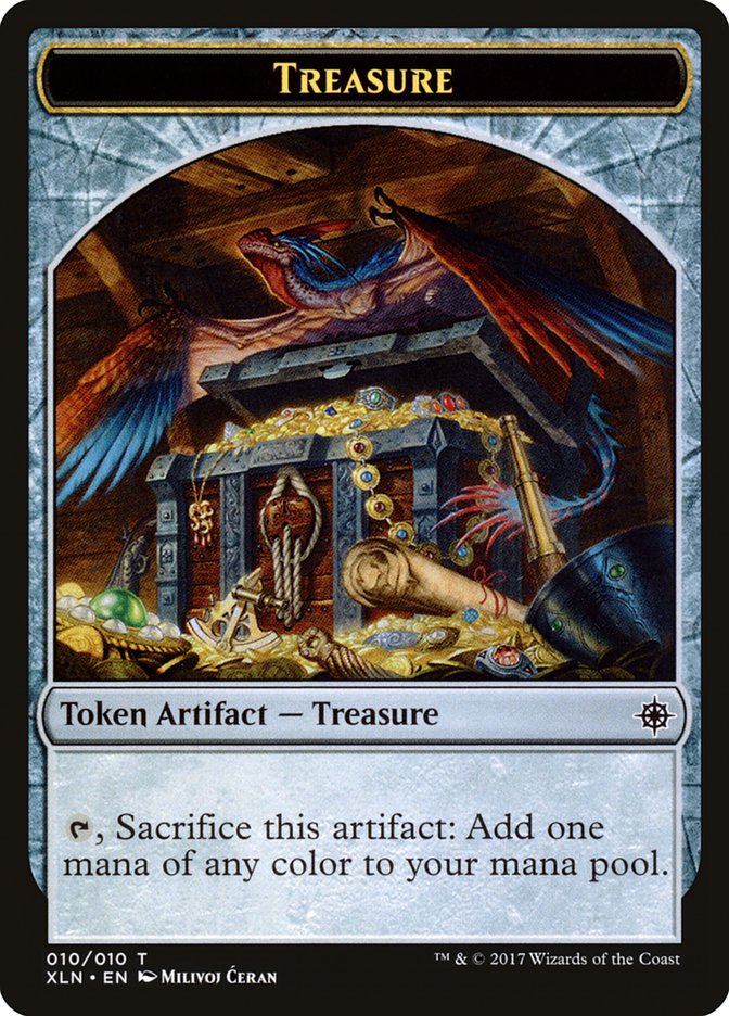 Treasure Token (010/010) [Ixalan Tokens] | Tables and Towers