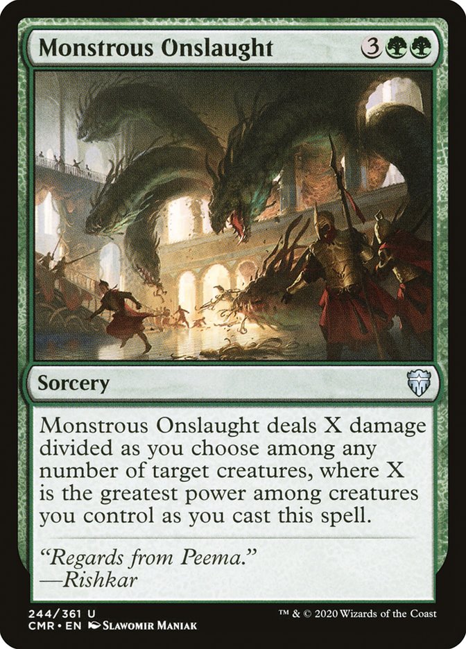 Monstrous Onslaught [Commander Legends] | Tables and Towers