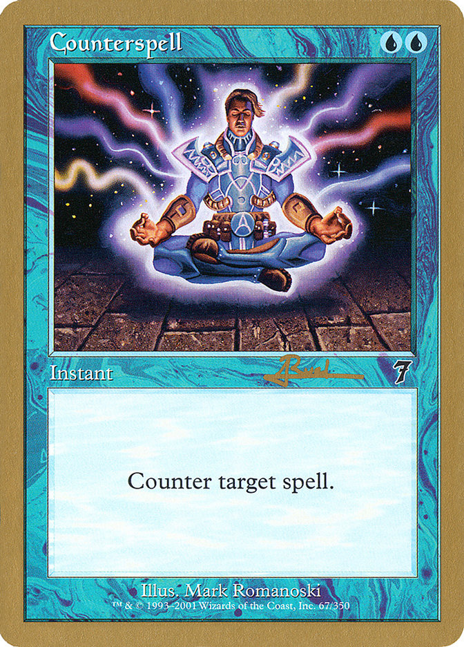 Counterspell (Antoine Ruel) (7ED) [World Championship Decks 2001] | Tables and Towers