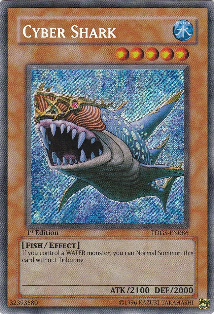 Cyber Shark [TDGS-EN086] Secret Rare | Tables and Towers