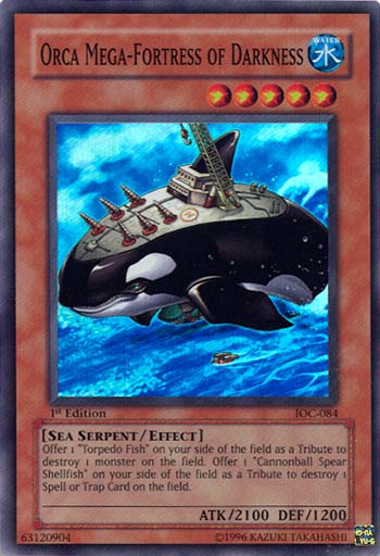 Orca Mega-Fortress of Darkness [IOC-084] Super Rare | Tables and Towers
