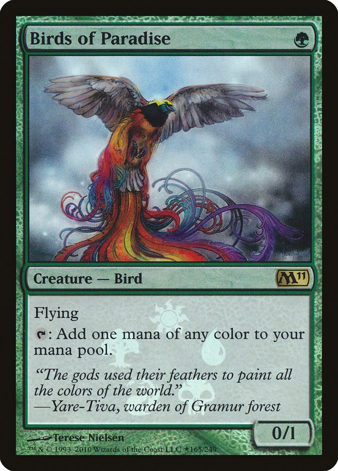 Birds of Paradise (Buy-A-Box) [Magic 2011 Promos] | Tables and Towers