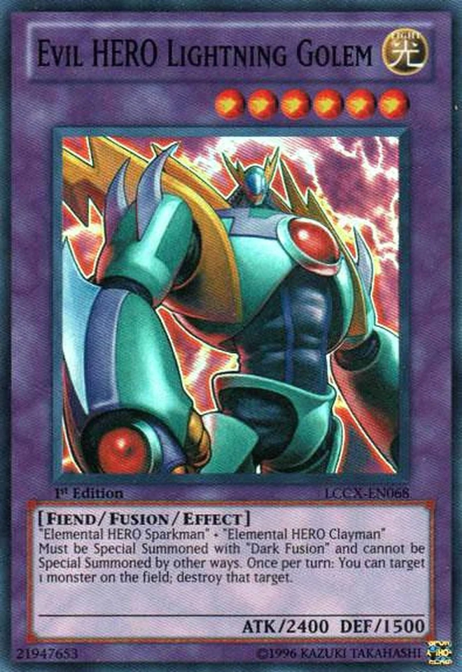 Evil HERO Lightning Golem [LCGX-EN068] Super Rare | Tables and Towers