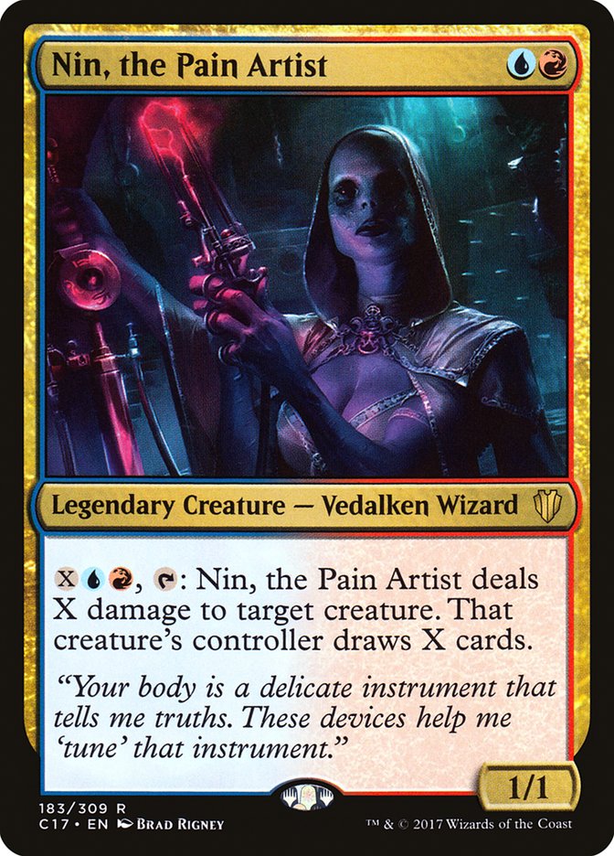 Nin, the Pain Artist [Commander 2017] | Tables and Towers