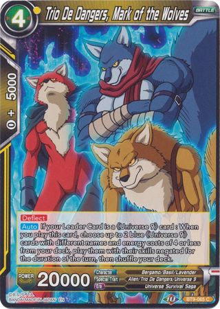 Trio De Dangers, Mark of the Wolves (Reprint) (BT9-065) [Battle Evolution Booster] | Tables and Towers