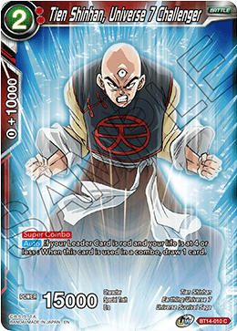 Tien Shinhan, Universe 7 Challenger (BT14-010) [Cross Spirits] | Tables and Towers