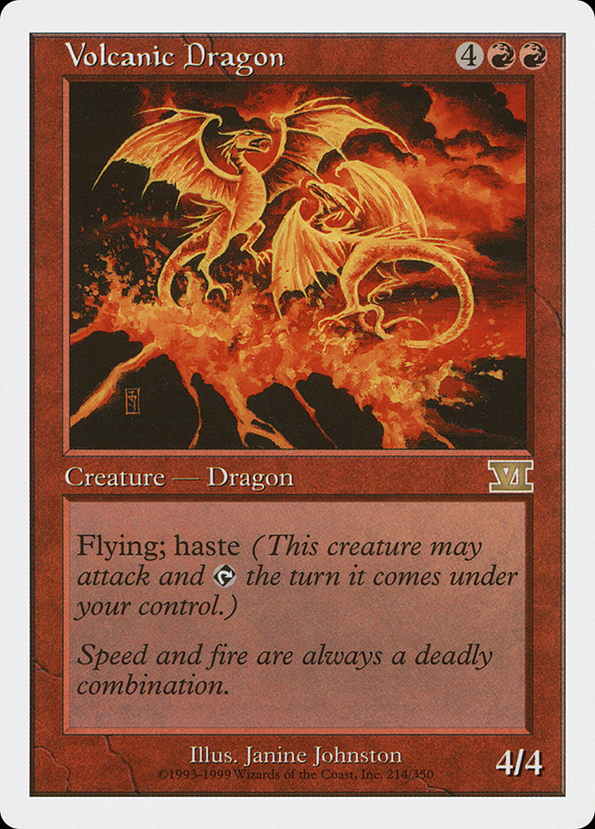 Volcanic Dragon [Classic Sixth Edition] | Tables and Towers