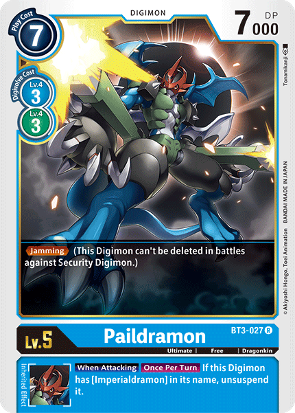 Paildramon [BT3-027] [Release Special Booster Ver.1.5] | Tables and Towers