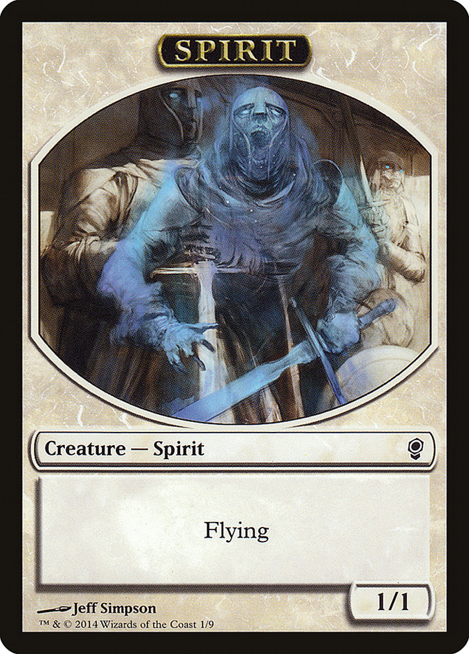 Spirit Token [Conspiracy Tokens] | Tables and Towers