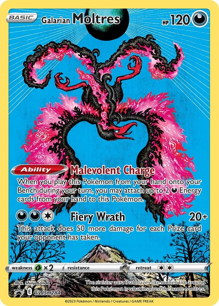 Galarian Moltres (SWSH284) [Sword & Shield: Black Star Promos] | Tables and Towers