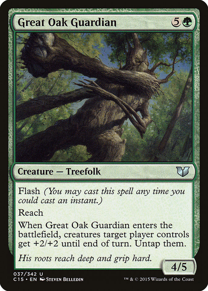 Great Oak Guardian [Commander 2015] | Tables and Towers