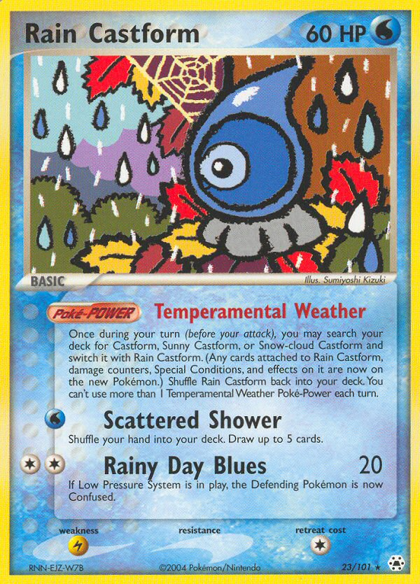 Rain Castform (23/101) [EX: Hidden Legends] | Tables and Towers