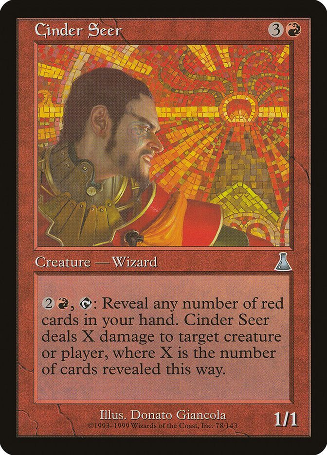 Cinder Seer [Urza's Destiny] | Tables and Towers