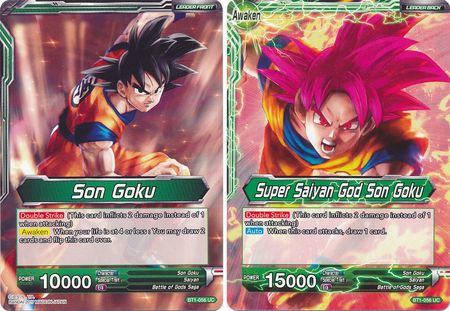 Son Goku // Super Saiyan God Son Goku (BT1-056) [Galactic Battle] | Tables and Towers