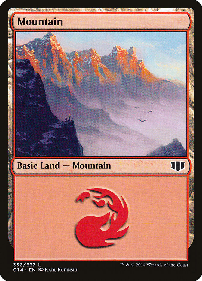 Mountain (332) [Commander 2014] | Tables and Towers