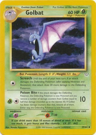 Golbat (29/64) [Neo Revelation Unlimited] | Tables and Towers