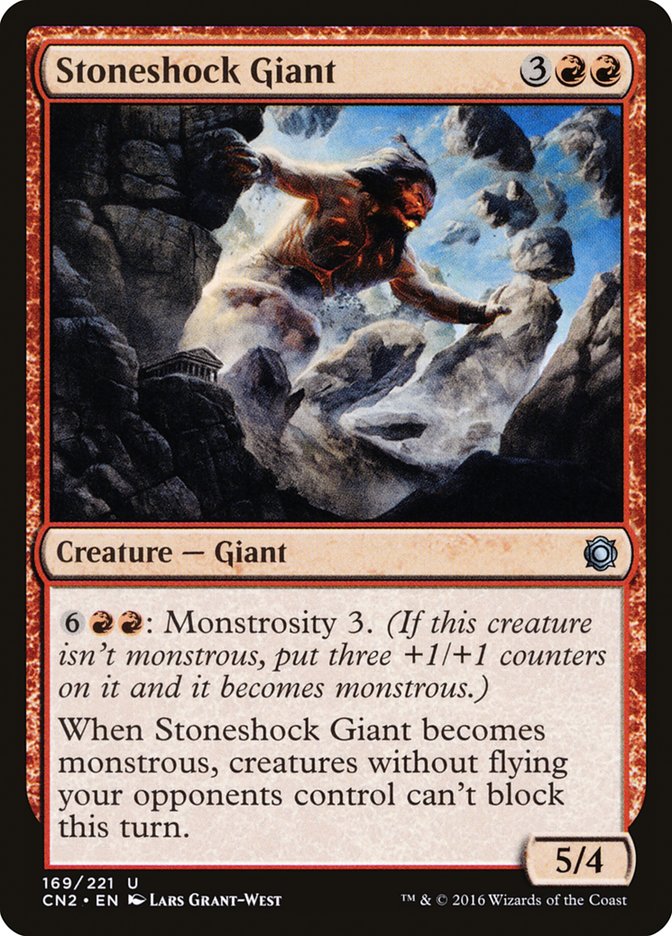 Stoneshock Giant [Conspiracy: Take the Crown] | Tables and Towers