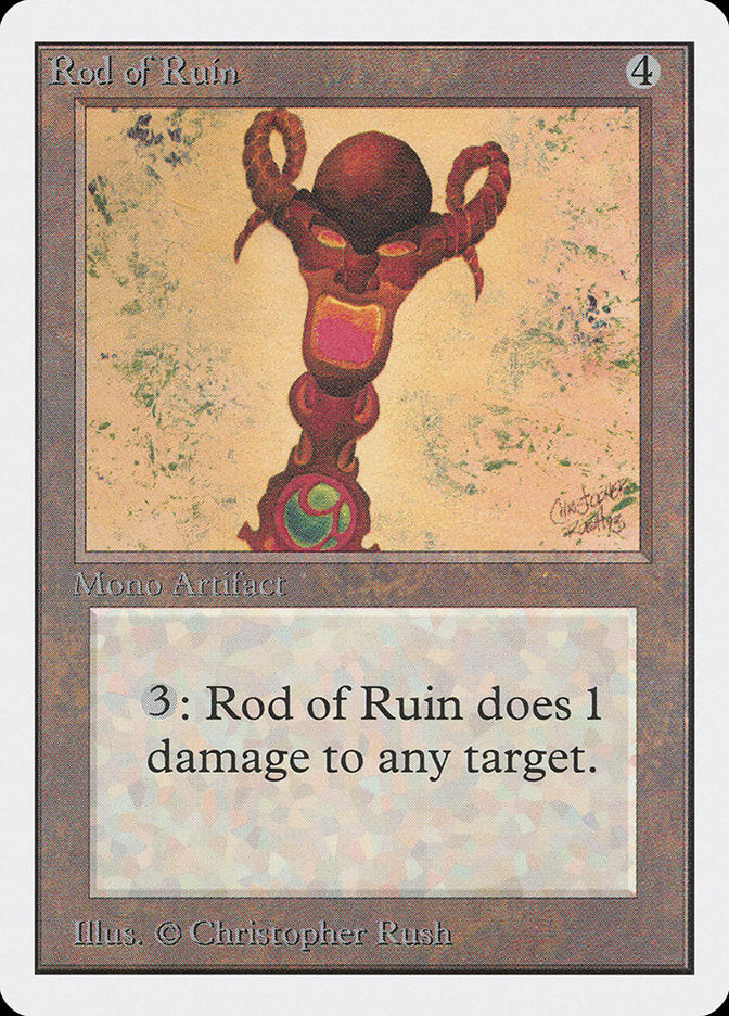 Rod of Ruin [Unlimited Edition] | Tables and Towers