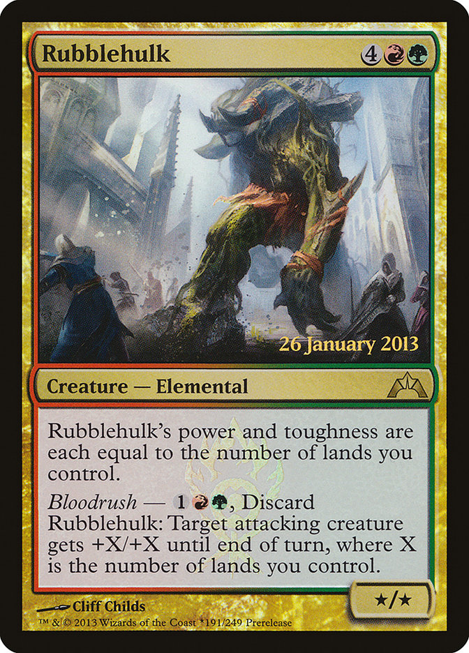 Rubblehulk [Gatecrash Prerelease Promos] | Tables and Towers