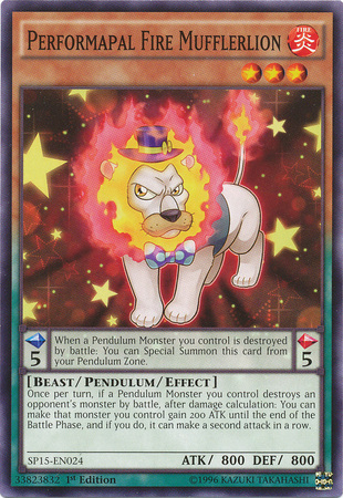 Performapal Fire Mufflerlion [SP15-EN024] Common | Tables and Towers