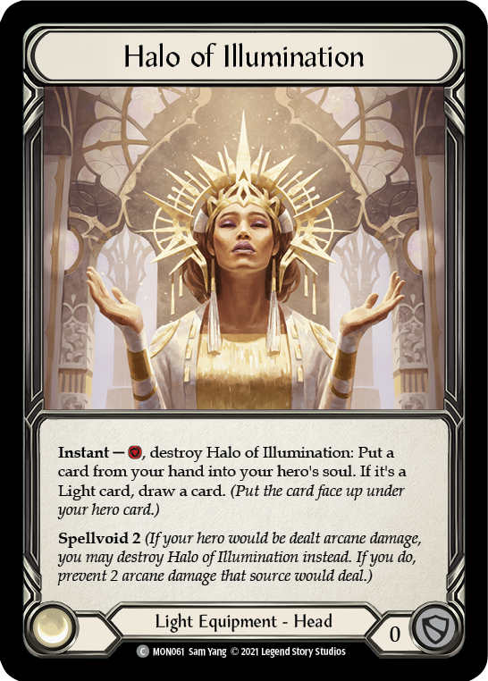 Halo of Illumination [MON061] (Monarch)  1st Edition Normal | Tables and Towers