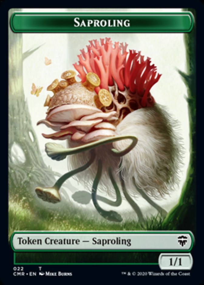 Copy (023) // Saproling Double-Sided Token [Commander Legends Tokens] | Tables and Towers