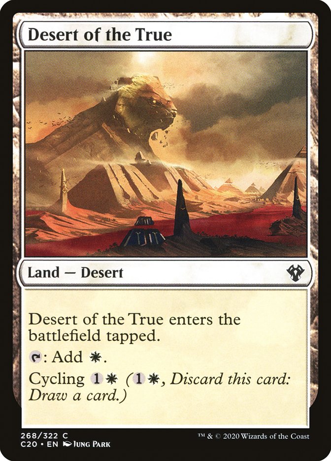 Desert of the True [Commander 2020] | Tables and Towers