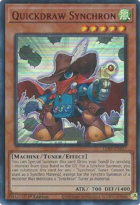 Quickdraw Synchron (Red) [LDS3-EN117] Ultra Rare | Tables and Towers