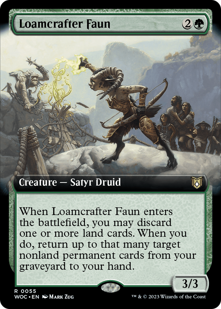 Loamcrafter Faun (Extended Art) [Wilds of Eldraine Commander] | Tables and Towers