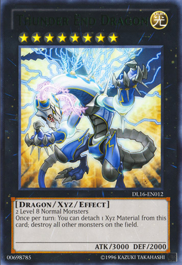 Thunder End Dragon (Green) [DL16-EN012] Rare | Tables and Towers