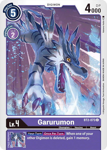 Garurumon [BT2-073] [Release Special Booster Ver.1.0] | Tables and Towers