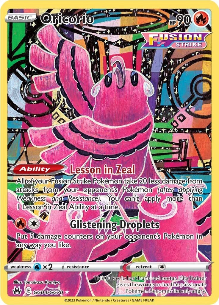 Oricorio (GG04/GG70) [Sword & Shield: Crown Zenith] | Tables and Towers