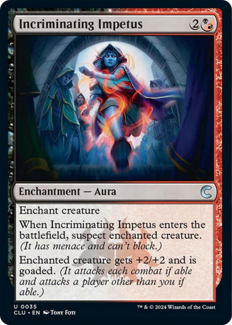 Incriminating Impetus [Ravnica: Clue Edition] | Tables and Towers