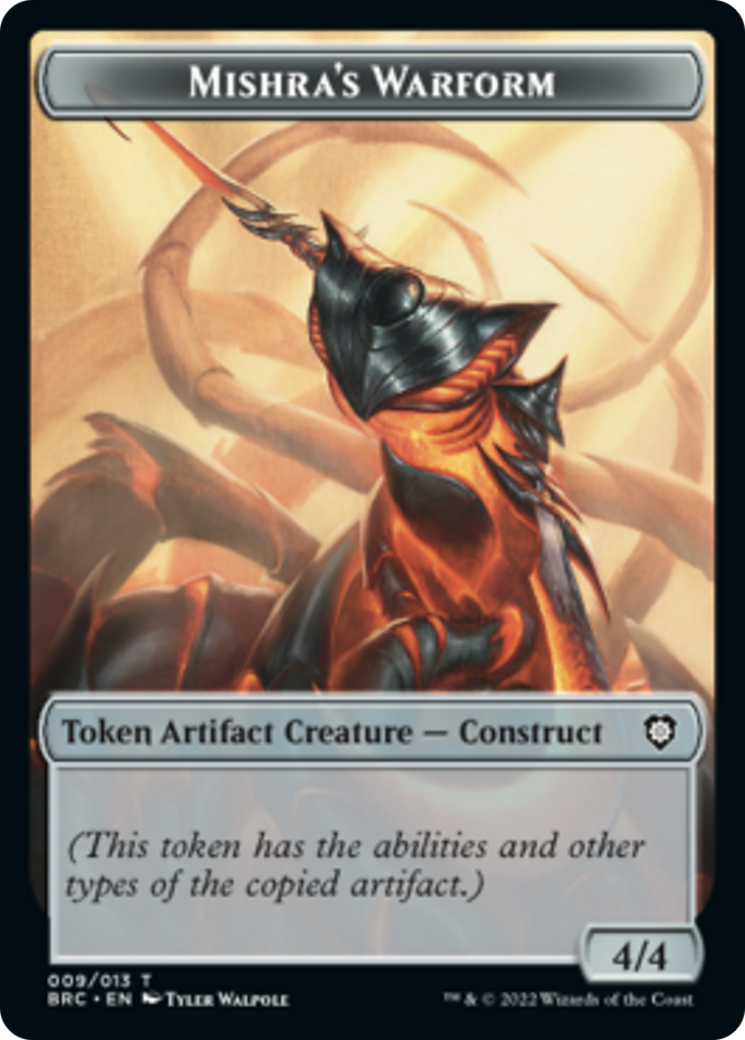 Mishra's Warform // Inkling Double-Sided Token [The Brothers' War Commander Tokens] | Tables and Towers