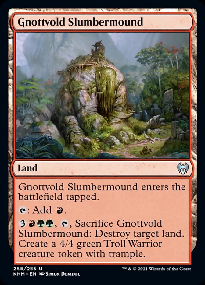 Gnottvold Slumbermound [Kaldheim] | Tables and Towers